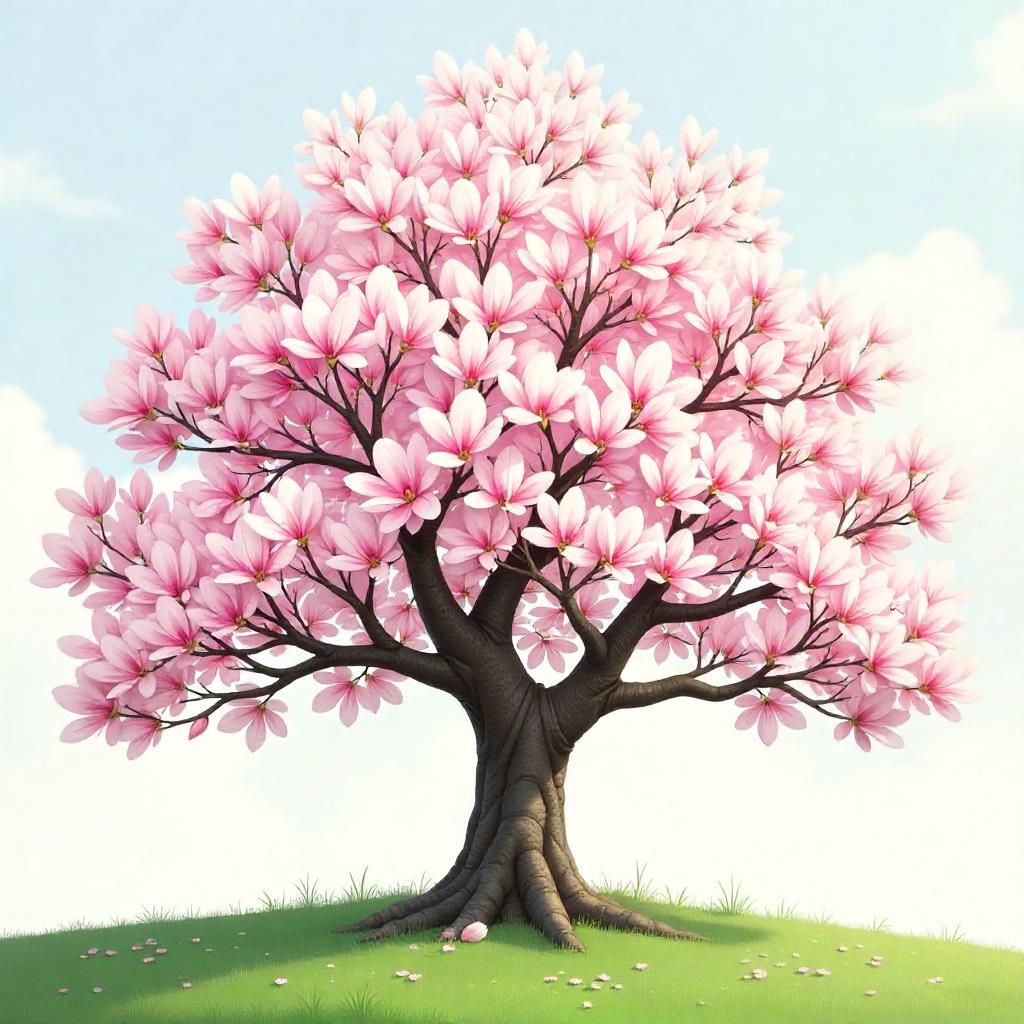 Magnolie vygenerovaná ve Freepik