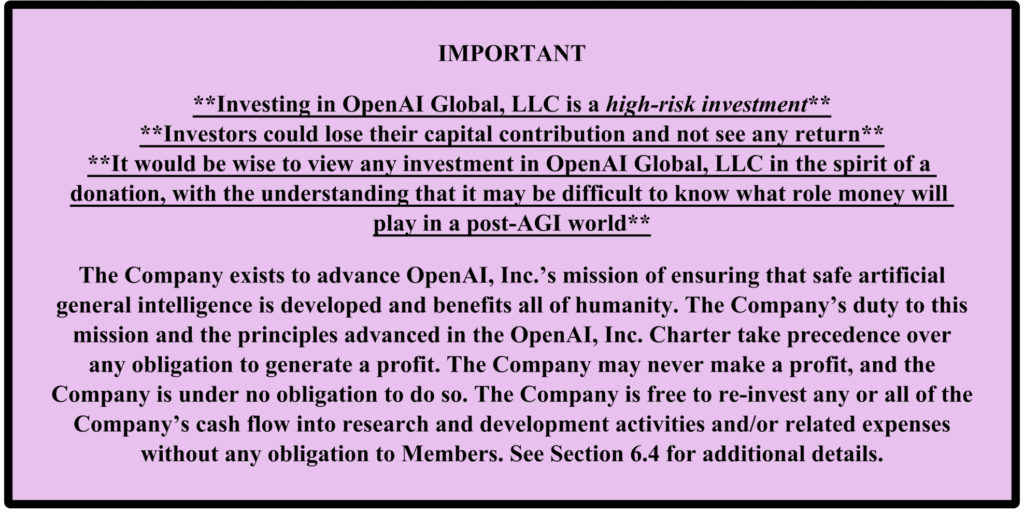 OpenAi non-profit announcement