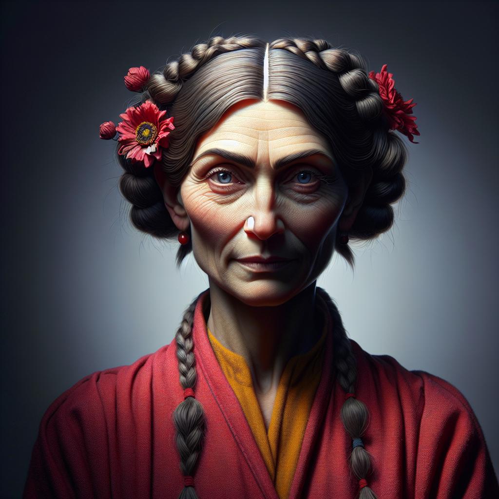 Frida Kahlo vygenerovaná v DALLE 3