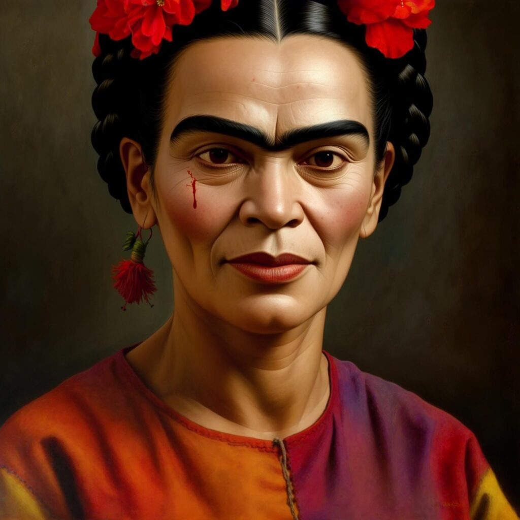 Frida Kahlo vygenerovaná v modelo Photon