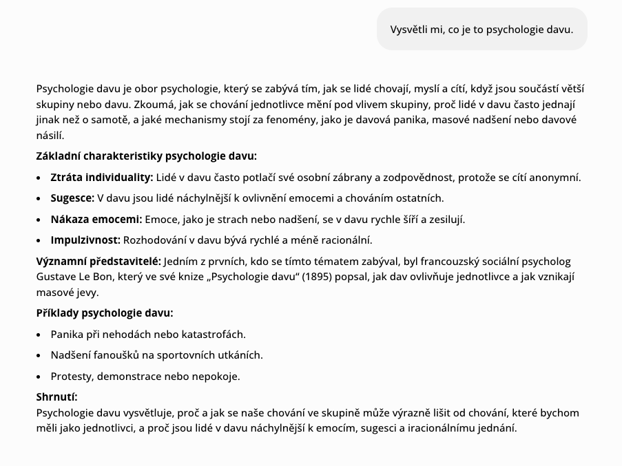 Jak vyzrát na prompty pro Chat GPT?: použití promptu bez rolí
