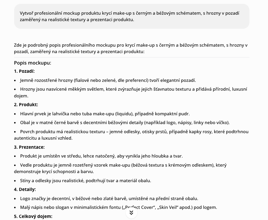 AI pro marketéry: 5 úkolů, které můžete okamžitě delegovat na umělou inteligenci: Mockup produktu make-up